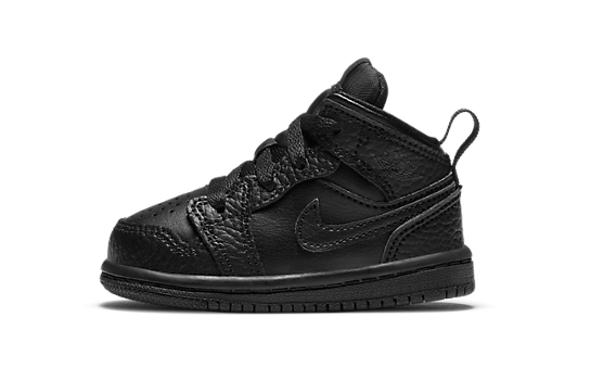 Jordan 1 Mid Triple Black (TD)