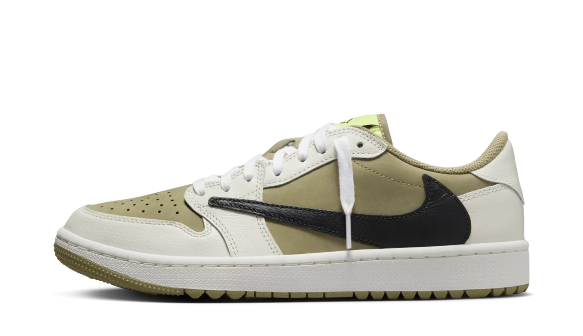 Jordan 1 Retro Low Golf Travis Scott Neutral Olive
