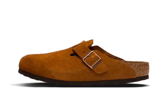 Birkenstock Boston Soft Footbed Suede Mink