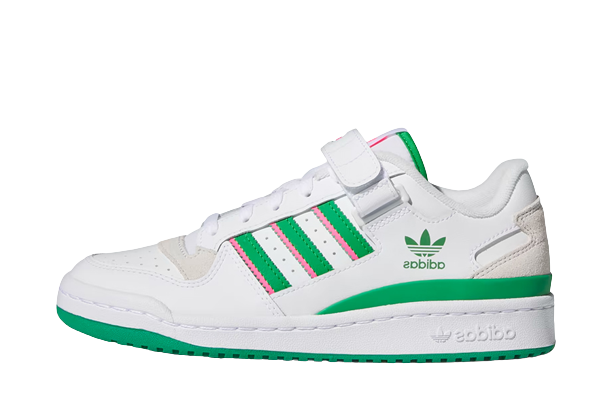 adidas Forum Low White Green Lucid Pink (W)