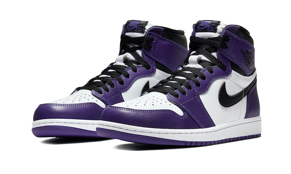 Jordan 1 Retro High Court Purple White - Image 1