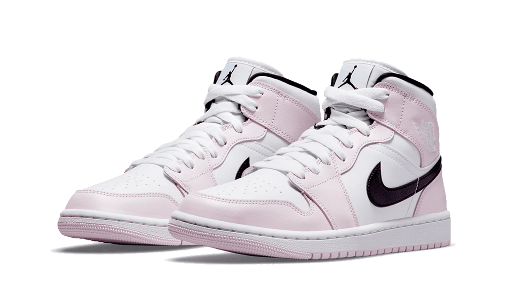 Jordan 1 Mid Barely Rose (W) - Image 1
