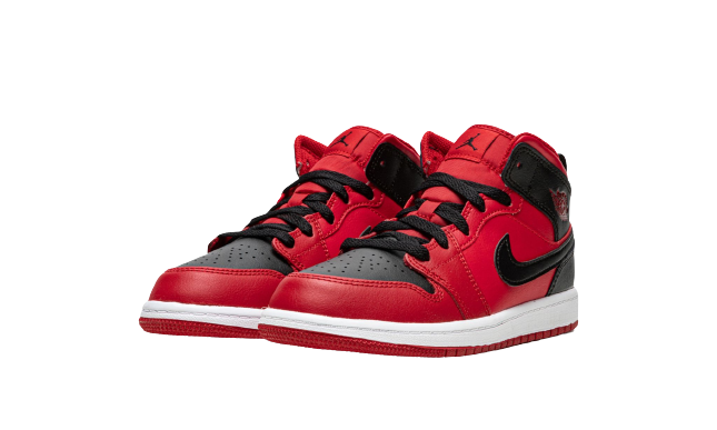 Jordan 1 Mid Reverse Bred (PS) - Image 1