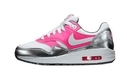 Nike Air Max 1 White Pink Pow Girls (GS)