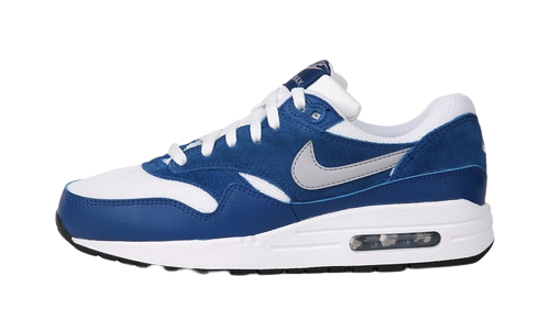 Nike Air Max 1 White Wolf Grey Gym Blue (GS)