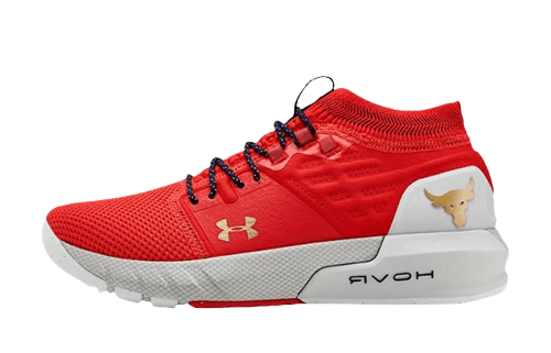 Under Armour Project Rock 2 Blood Orange Halo Grey