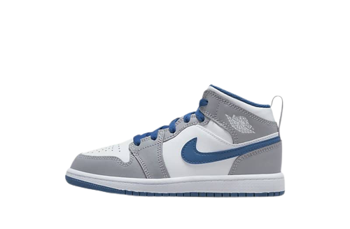 Air Jordan 1 Mid 'True Blue'(PS)
