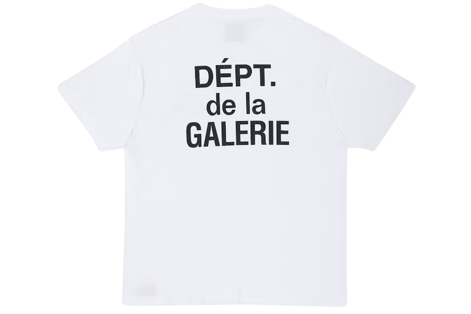 Gallery Dept. French T-shirt White/Black - Image 1