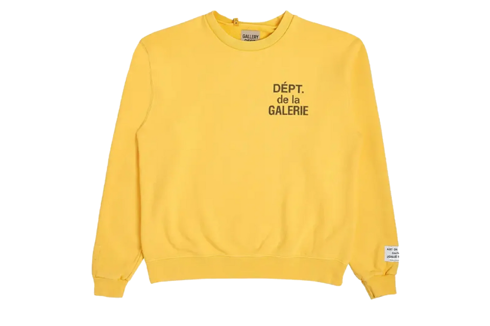Gallery Dept. Art That Kills Reversible Crewneck Yellow