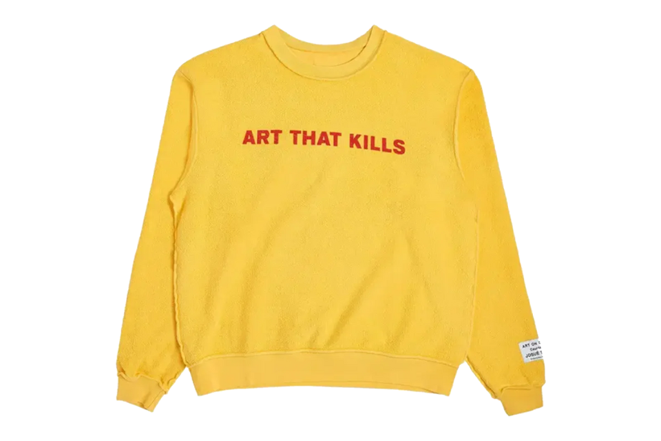 Gallery Dept. Art That Kills Reversible Crewneck Yellow - Image 2