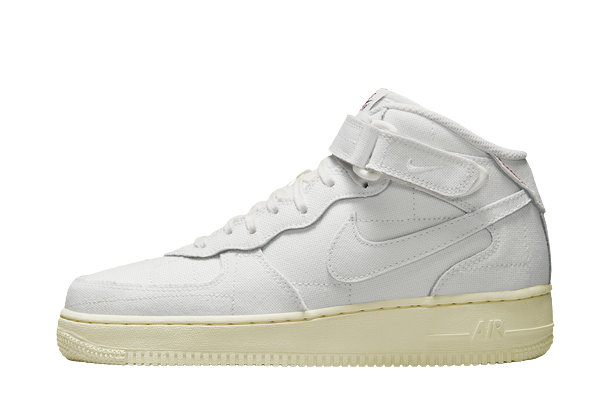 Nike Air Force 1 Mid '07 Summit White Canvas (W)