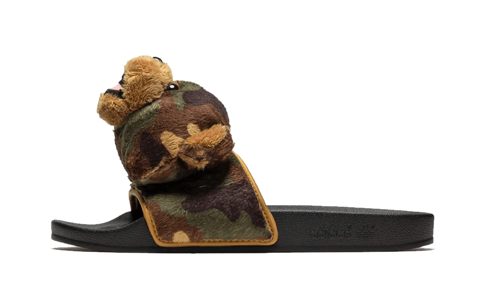 Adidas JS Adilette Jeremy Scott Teddy Camo
