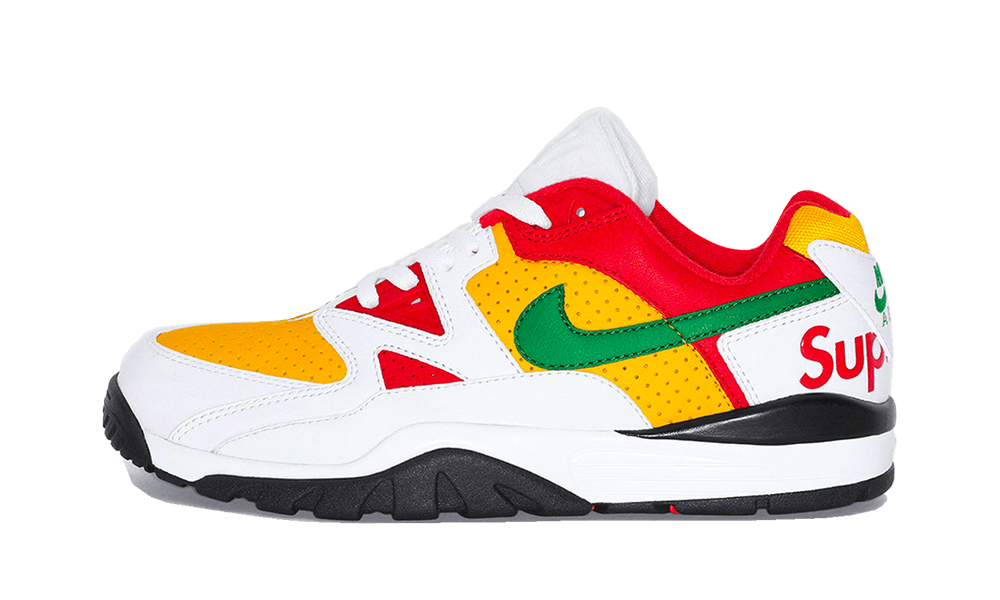 Nike Cross Trainer Low Supreme White Yellow Red