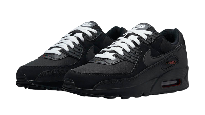 Nike Air Max 90 Black Sport Red - Image 1