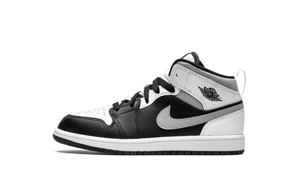 Jordan 1 Mid White Shadow (PS)
