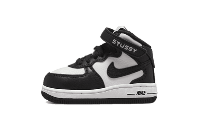 Nike Air Force 1 Mid Stussy Light Bone Black (TD)