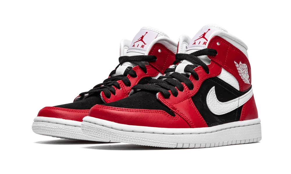 air jordan 1 mid gym red womens