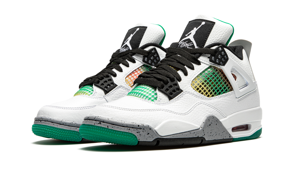 Jordan 4 Retro Lucid Green Rasta (W) - Image 1