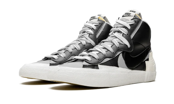 Nike Blazer Mid Sacai Black Grey - Image 1
