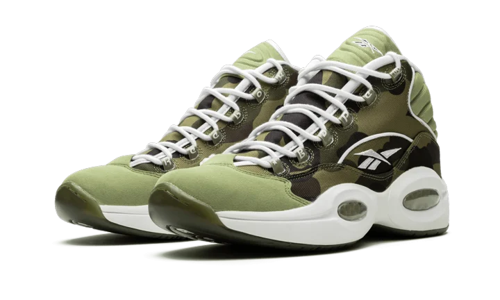 Reebok Question Mid Mita X Bape 1st Camo - Image 1