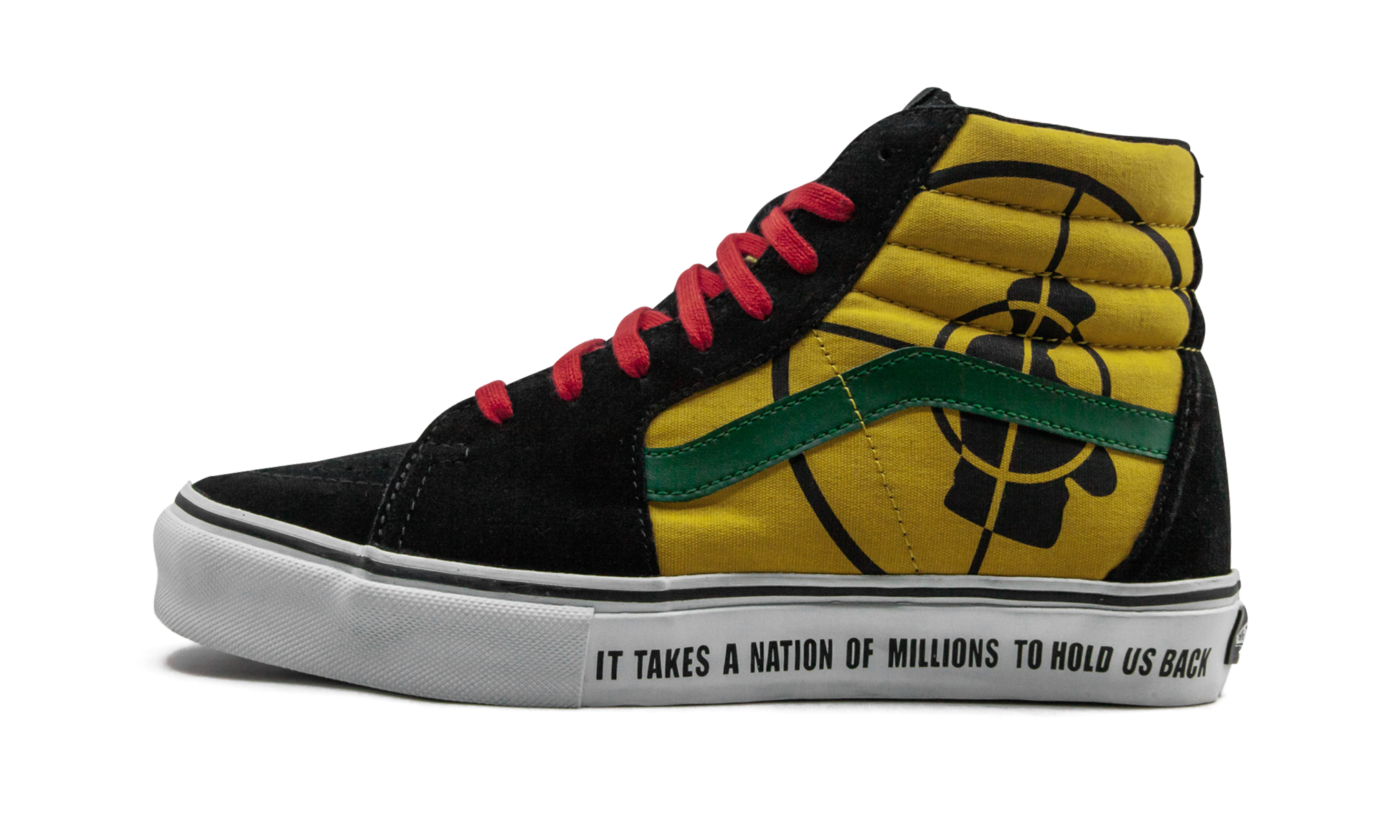 Vans Sk8-Hi Supreme Public Enemy Black Yellow