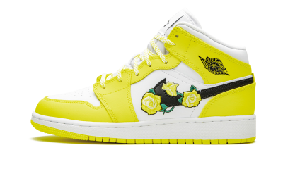 Jordan 1 Mid Dynamic Yellow Floral (GS)