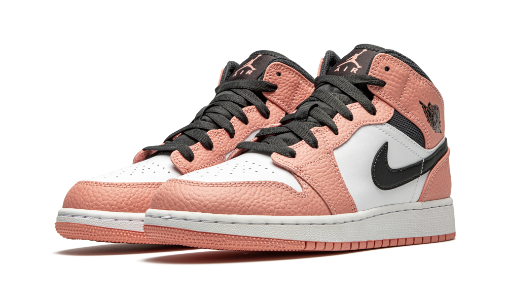 Jordan 1 Mid Pink Quartz (GS) - Image 1