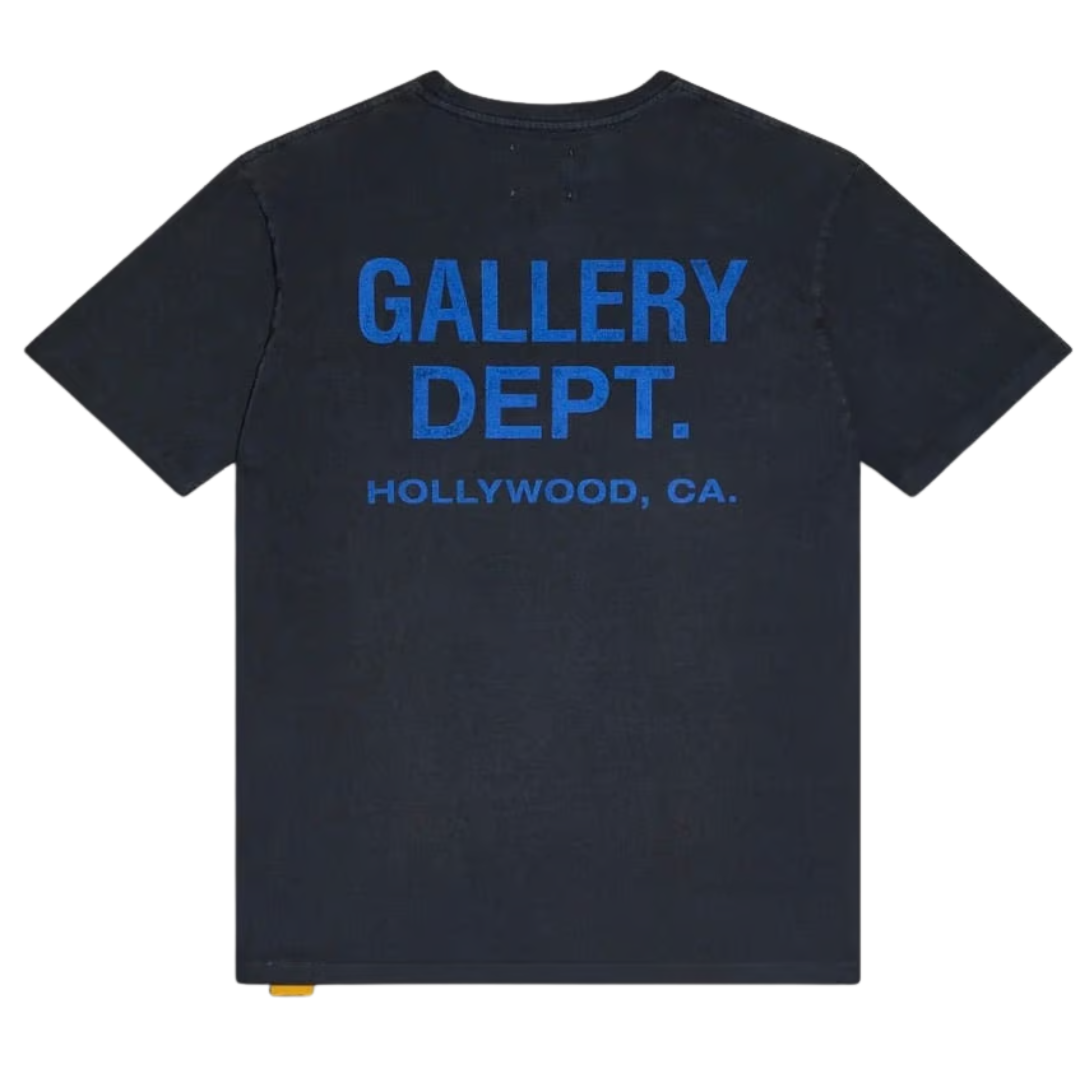 Gallery Dept. Souvenir Tee 'Washed Black' - Image 1