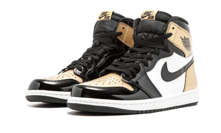 Jordan 1 Retro High NRG Patent Gold Toe - Image 1
