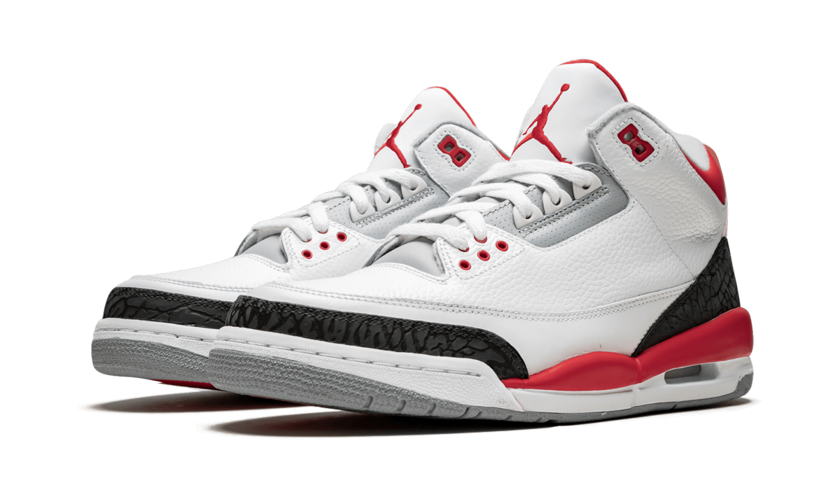 Jordan 3 Retro Fire Red (2007) - Image 1