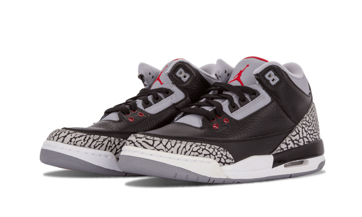 Jordan 3 Retro Black Cement 2011 (GS) - Image 1