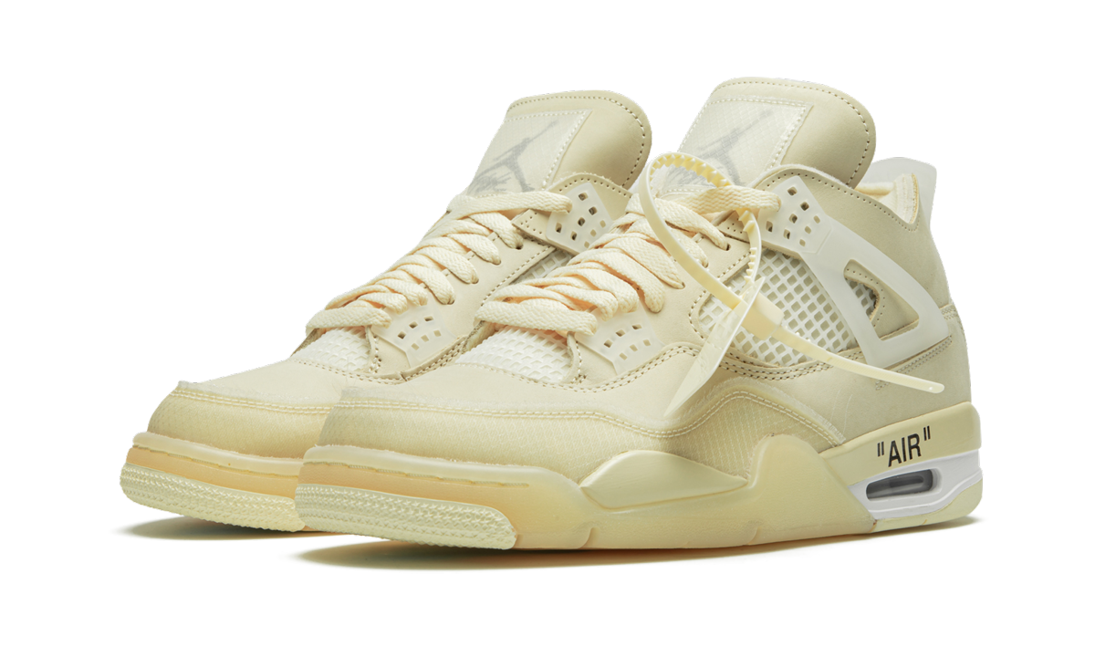 Jordan 4 Retro Off-White Sail (W) - Image 1