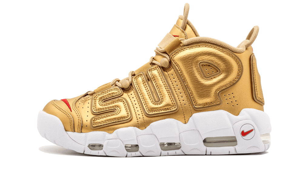 Nike Air More Uptempo Supreme "Suptempo" Gold