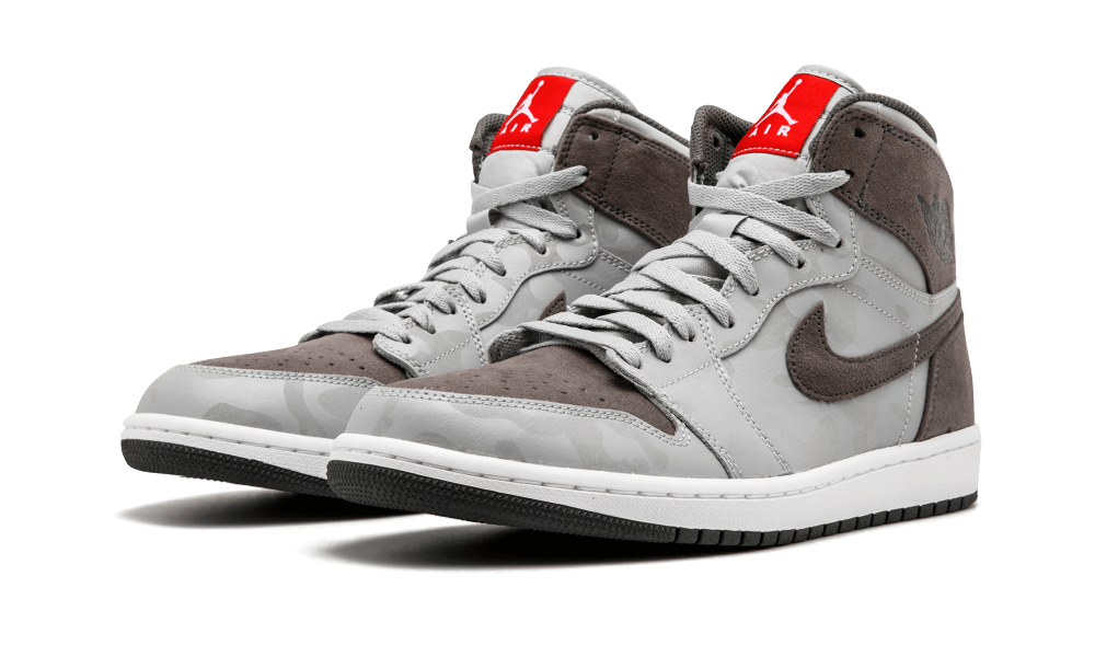Jordan 1 Retro High Camo 3M Wolf Grey - Image 1