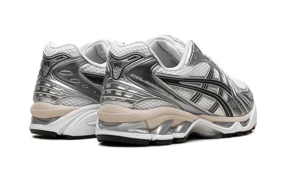 靴 ASICS GEL-KAYANO14 white/graphite gray Gel-Kayano 14 in White/Graphite Grey