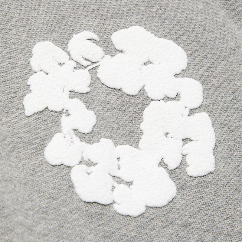 Denim Tears The Cotton Wreath Hoodie Grey - Image 2