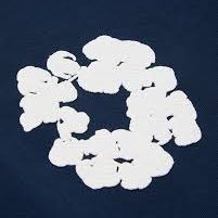 Denim Tears The Cotton Wreath Hoodie Navy - Image 2