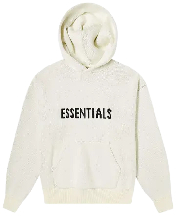 Fear of God Essentials Knit Hoodie Buttercream
