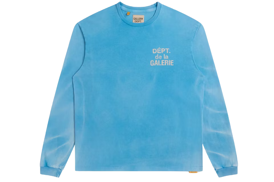 Gallery Dept. French Longsleeve T-shirt Cyan