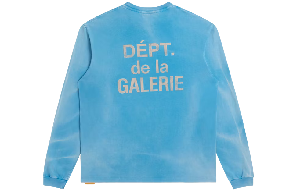 Gallery Dept. French Longsleeve T-shirt Cyan - Image 1