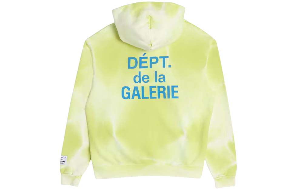 Gallery Dept. French Zip Hoodie Lime Green - Image 1