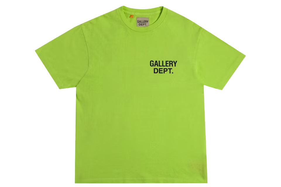 Gallery Dept. Souvenir T-shirt Lime Green