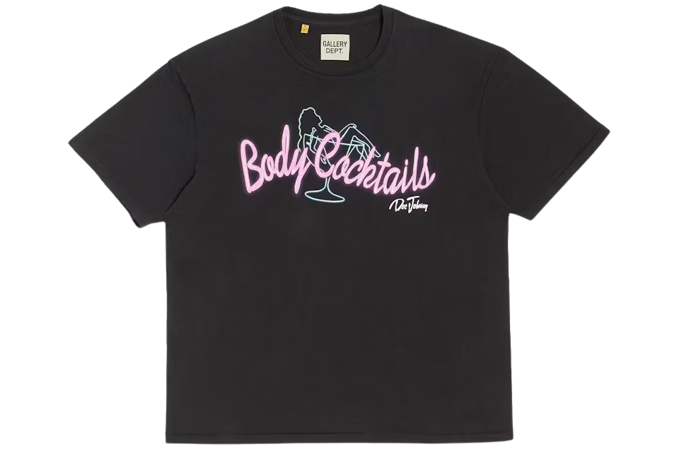 Gallery Dept. Body Cocktails T-Shirt Black