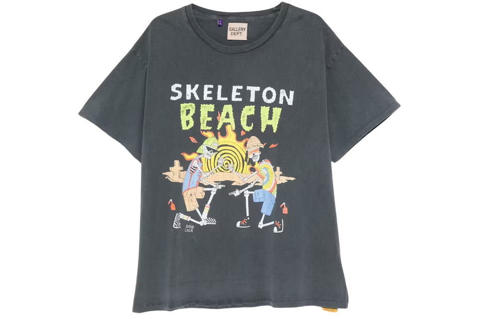 Gallery Dept. Skeleton Beach T-shirt Black