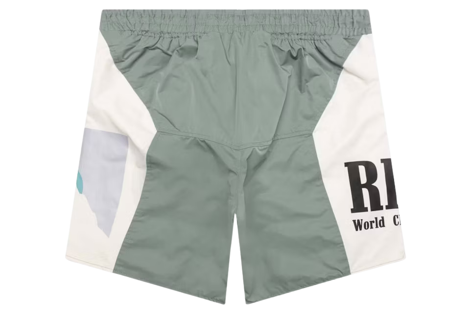 Rhude Senna Flight Shorts Sage/Cream - Image 1