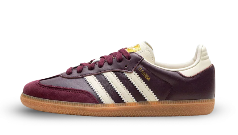 adidas Samba OG Maroon Gold Metallic (W)