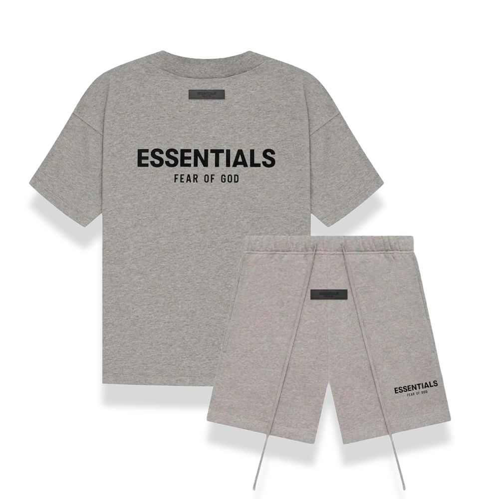 Fear of God Essentials Dark Oatmeal Summer Set