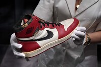 Air Jordan 1 sneakers fetch record price at auction - The Washington Post