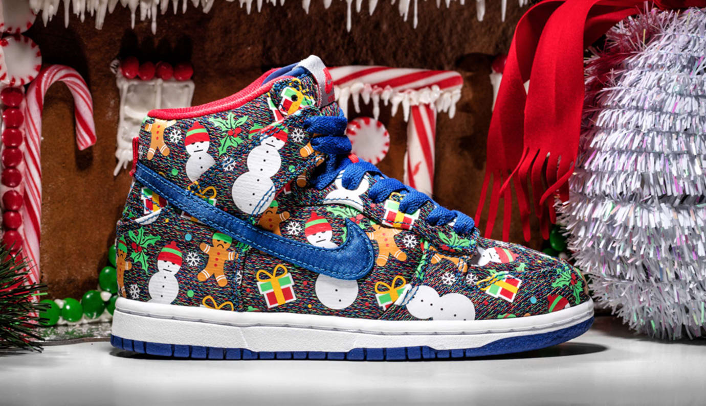 Nike SB Ugly Christmas Sweater Dunks 2017 Concepts 1